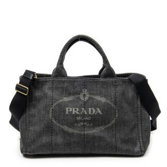 Prada Medium Canapa Tote Schoudertas