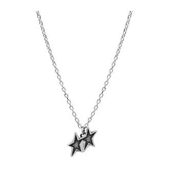 TwoJeys Accessoires, unisex, Grijs, ONE Size, Katoen, Tilted Necklace
