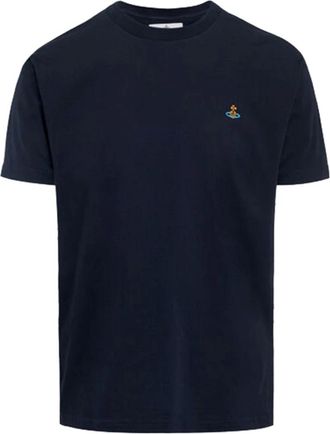 Vivienne Westwood Tops, Dames, Zwart, S, Katoen, Black Orb Design T-shirt