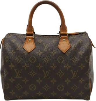 Louis Vuitton Pre-owned Handbags, female, Brown, Size: ONE SIZE Pre-owned Speedy25 Monogram Handbag