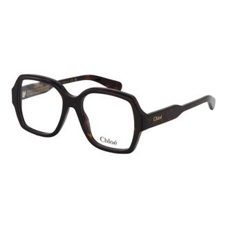 Chloé Glasses, unisex, Black, Size: 53 MM Square Optical Glasses in Black