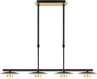 Fabrilamp Lampara Ciudad Del Cabo 4l 24w 4000k Negro/oro 40x62x83.7 Cm 1920 Lm