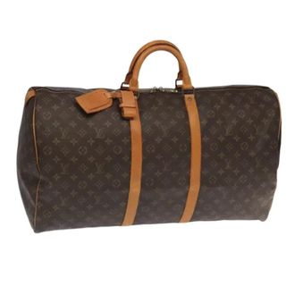 Louis Vuitton Pre-owned Canvas travel-bags - Dames - Pre-owned - Bruin - Maat: ONE Size Leer