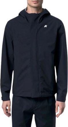 K-Way Blouson Jas - Heren - Zomerjassen - Blauw - L - Nylon - Jassen