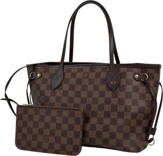 Louis Vuitton Brown Damier Canvas Handbag Tote Bag (Pre-Owned)