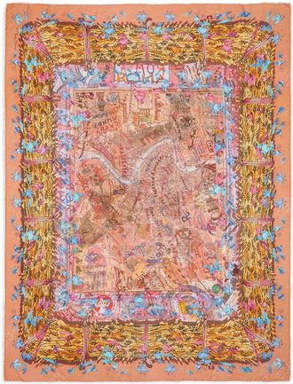 Faliero Sarti Womens New Roma Silk Blend Stole