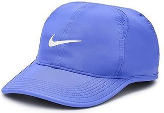 Nike Dri-FIT Club Unstructured Featherlight Cap Baseball Caps Sapphire/White : SM/MD, Polyester