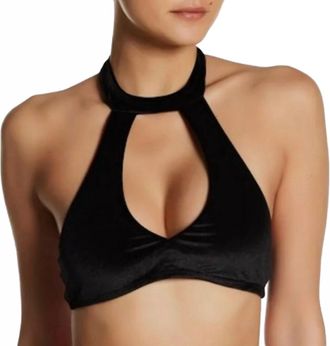 Radio Fiji ATS Hours Velour Ziggy Top In Black