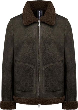 Bomboogie Jassen, Heren, Bruin, M, Leer, Coy Jacket