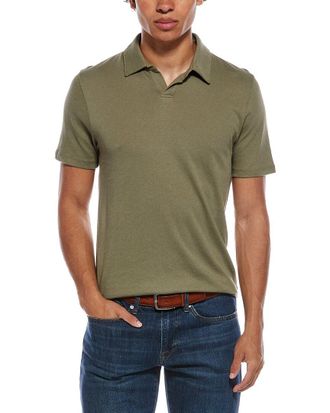 Vince Loose Knit Johnny Polo Shirt