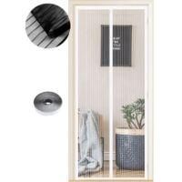 OEM Mosquitera Magn&eacute;tica Para Puertas De 120 X 210 Cm - Cierre Autom&aacute;tico - Instalaci&oacute;n Sin Taladros - Malla Resistente Y Duradera Con Velcro Reforzado. -