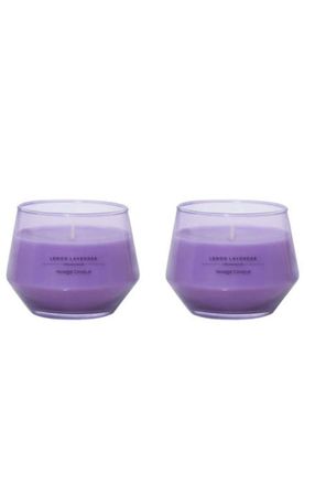 Yankee Candle Company Lemon Lavender Studio Candle with Essential Oils, Set of 2 in Light Purple at Nordstrom