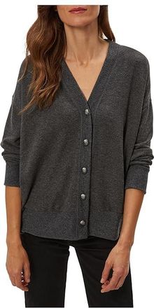 Michael Stars Sylvia Oversized Cardigan Womens Sweater Charcoal : XL (US 10-12), Polyester/Rayon/Spandex