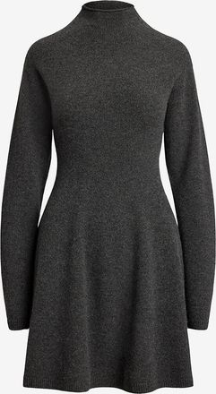 Polo Ralph Lauren Mini-Strickkleid aus Kaschmir mit Trichterkragen