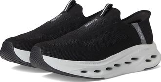 Skechers Mens Max Cushioning Glide Step Euclid Hands Free Slip-ins Sneaker, Black/Grey, 8.5 X-Wide