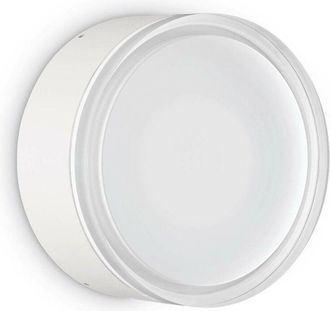 Ideal Lux Urano - 1 Light Flush Ceiling Light White - Ideal Lux