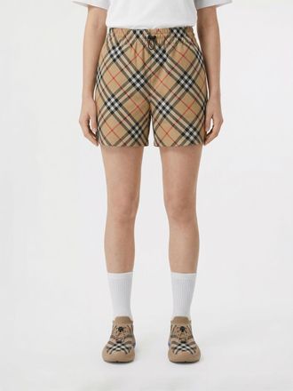 Burberry Polyester Shorts with Vintage Check Pattern