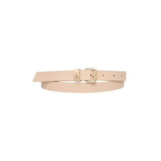 Patrizia Pepe Low-rise Fly Riem - Dames - Accessoires - Beige - Maat: L Leer