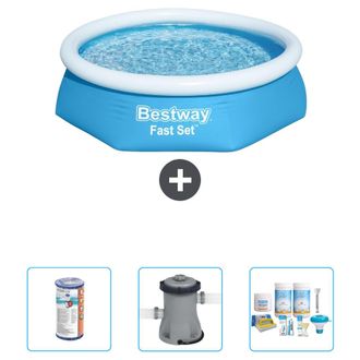 Bestway Piscina Bestway Fast Set Redonda - 244x61 Cm - 6-piezas S22622