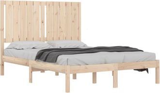 vidaXL Estructura de cama madera maciza 120x190 cm Vidaxl