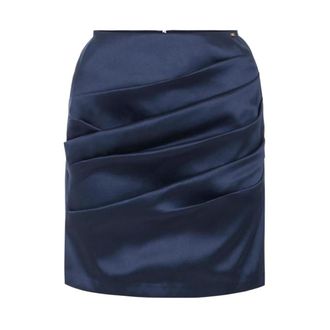 Elisabetta Franchi Dames, Rokken, Blauw, Maat: 2XL