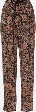 Isabel Marant Zahera printed straight pants