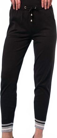 French Kyss Womens Color Block Jogger In Black/slate