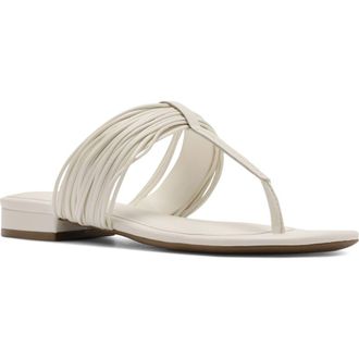 Arezzo Elani Sandal in Cream White at Nordstrom, Size 6.5