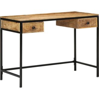 vidaXL Vidaxl - Escritorio Marr&oacute;n 105 X 50 X 75 Cm Madera Maciza De Mango