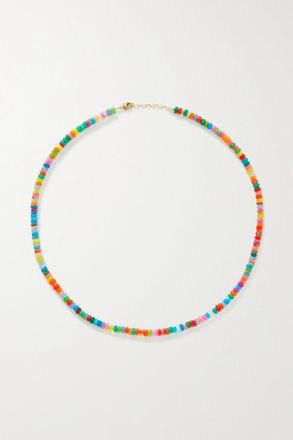 JiaJia Collana In Oro Con Opali Soleil - Multicolore