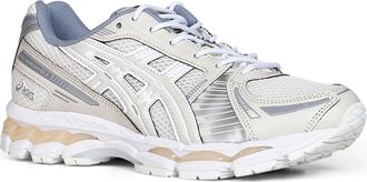 Asics Mens Sneakers Gel-Kayano 12.1 Cream-Smoke Grey Synthetic Fibres Trainers