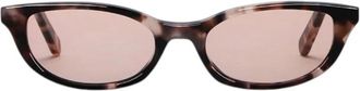 L.G.R Aloe Zonnebril - unisex - Zonnebrillen - Bruin - ONE Size - Accessoires