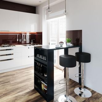 Vicco Mesa De Bar, Antracita, 57 X 117 Cm Vicco