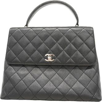 Chanel Grained Calfskin Handbag (Pre-Owned)