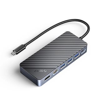 OEM Estaci&oacute;n De Acoplamiento Usb-c Orico Om28pr-g2 Con Bah&iacute;a Para Unidad M.2 + 1 X Usb-a 3.2 + 1 X Usb-c 3.2 + 2 X Usb-a 2.0 + 1 X Hdmi + 1 X Ethernet - N