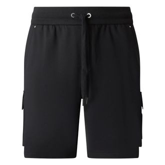 Moose Knuckles Casual Shorts, male, Black, Size: L Hartsfield Cargo Short