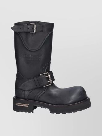 Balenciaga leather ankle boots