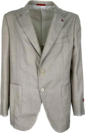 Isaia Blazers - Heren - Blazers - Wit - 2XL - Jassen