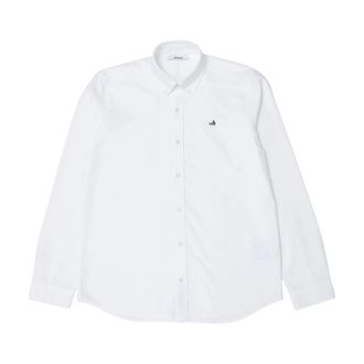 Edmmond Studios Duck Edition Oxford Shirt - Heren - Zakelijke Overhemden - Wit - M - Katoen - Overhemden