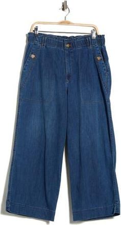 Democracy Cropped Wide Leg Jeans in Denim at Nordstrom Rack, Size 12