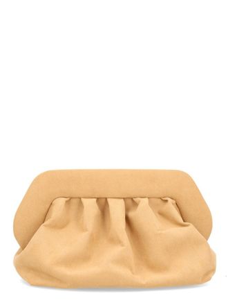 Themoir&egrave; Womens Bios Clutch Bag Beige Recycled Polyester