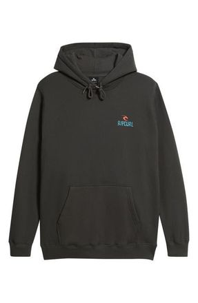 Rip Curl Shred Hoodie in Washed Black at Nordstrom, Size Xx-Large