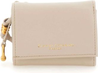 Gianni Chiarini Accessoires, Dames, Beige, ONE Size, Leer, PF W5065 Compacte Portemonnee
