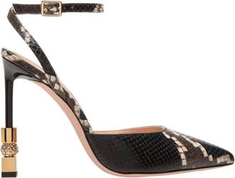 Bally Tatjana 105 Python Print Pumps, Brand Size 38 ( US Size 7.5 )