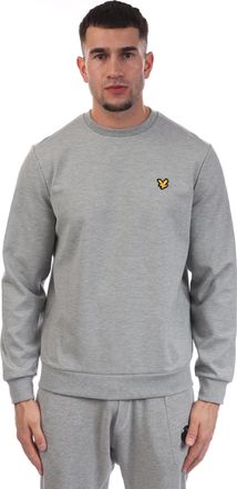Lyle & Scott Heren Fly Fleece Crew Hals Sweatshirt (Grijs)