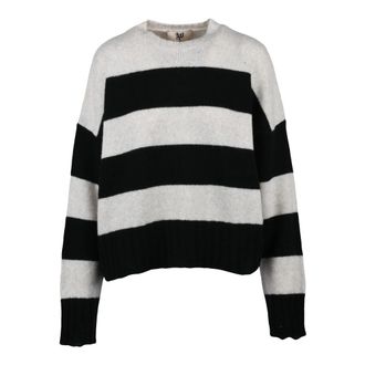 Aniye By Maglia Corta Girocollo - Dames - Ronde hals truien - Veelkleurig - M - Wol - Truien & Vesten