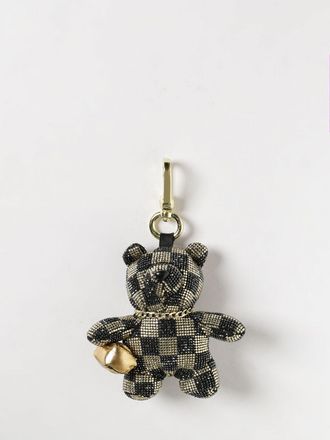 Sprayground Portachiavi Gold And Dangerous Sprayground in pelliccia con strass all over