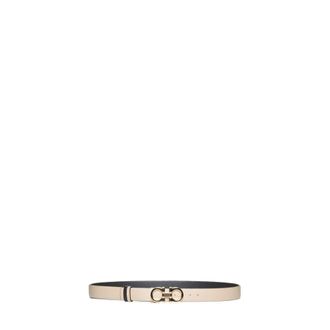 Ferragamo Dames, Accessoires, Beige, Maat: 90 CM Leer