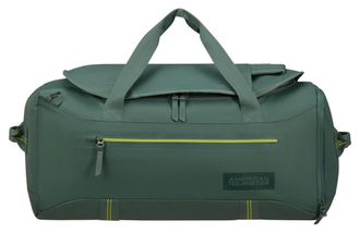 American Tourister Reisetasche AMERICAN TOURISTER TRAILGO Duffle M 55, Damen, Gr. B/H/T: 35cm x 55cm x 25cm, gr&uuml;n (schwarz forest), Polyester, Taschen Reisetasche, Handg