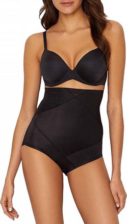 Miraclesuit Instant Tummy Tuck Hi-Waist Shaping Brief In Black